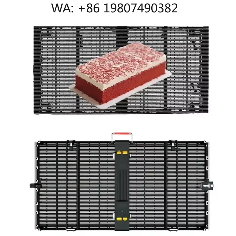 

High Resolution Waterproof Transparent LED Video Screen, Full Color Panel for Public Advertising at Stations and Halls
