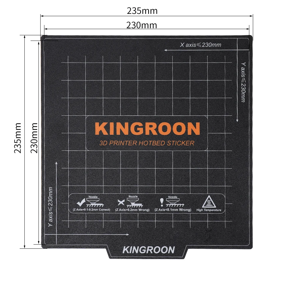 Magnetyczna płyta do druku 3D 181/235/310mm, mata na podgrzewany stół drukarki 3D, miękki magnes A+B, podgrzewany stół do KP3S KP5L Ender 3. — zdjęcie produktu 6
