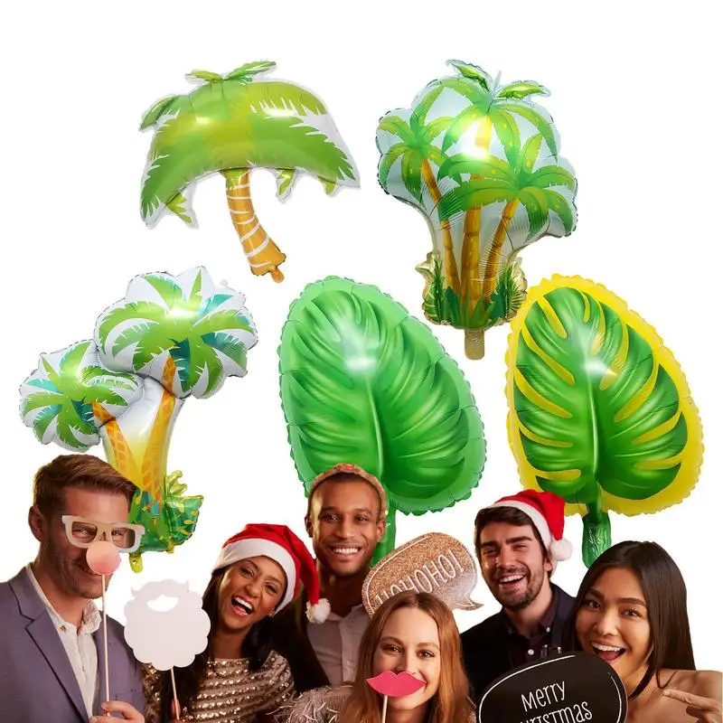 

Tropical Balloons Foil Party Decorations Reusable Tropical Party Decorations For Door Bedroom Living Room Wall Window