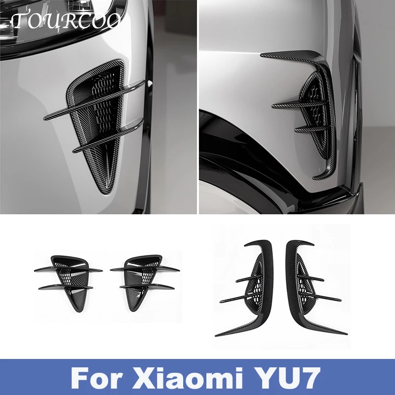 

For Xiaomi YU7 2025 2026 Front Rear Bumper Lip Spoiler Side Air Vent Outlet Cover Trim Modification Accessories