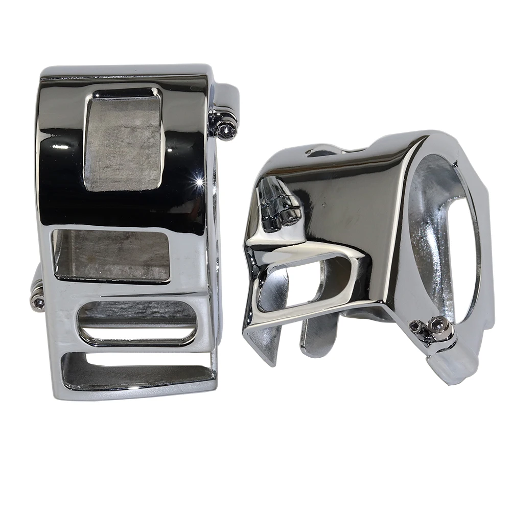 Chrome Switch Housing Covers For 1999-2012 Yamaha V-Star V STAR XVS 1100 XVS1100 Classic &Silverado 2000 01 02 03 04 05 06 07 08