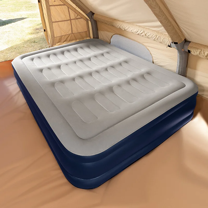 Self-inflating Air Mattress Outdoor Inflatable Bed Air Cushion Nap Bed Built-in Pump Home Single Double Air Mattress Portable