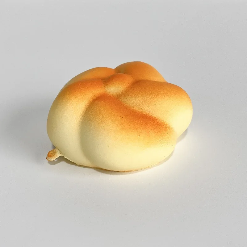 واقعية بو زهرة الخبز لينة ضغط انتعاش بطيء لعبة لتخفيف التوتر وهمية الغذاء التصوير الدعامة نافذة خزانة نموذج الديكور #6