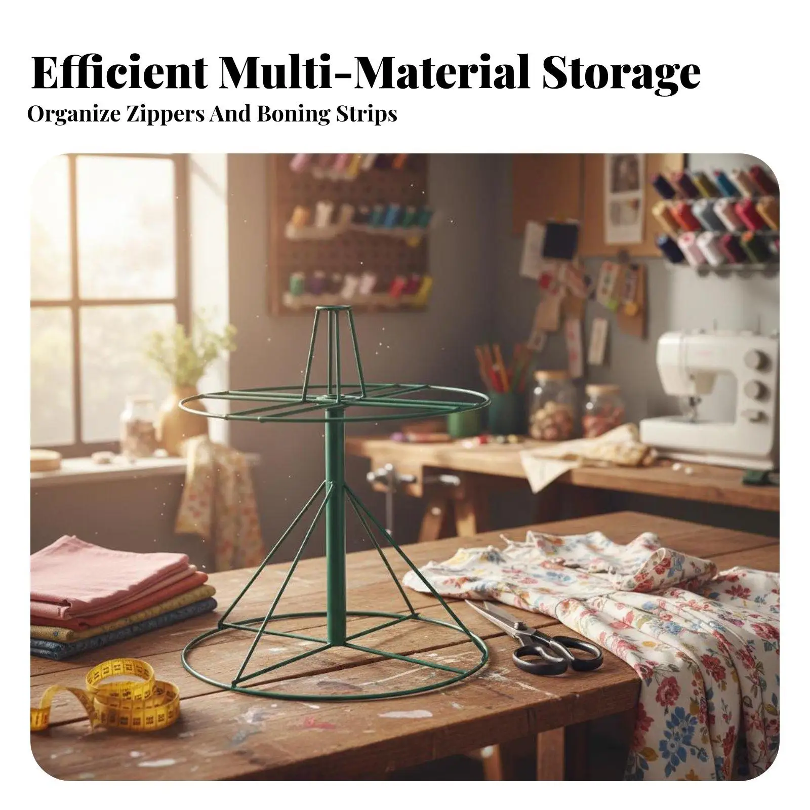 Metal Fastener Turntable Effortless Rotation Fastener Reel Stand Reinforced