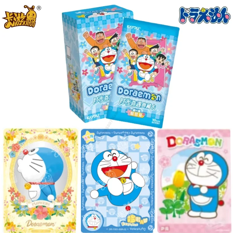 

KAYOU натуральная карта Doraemon, книга для приключений, бронирование, фэнтезийная сумка, мультяшная анимационная коллекция игр, периферийная игрушка в подарок