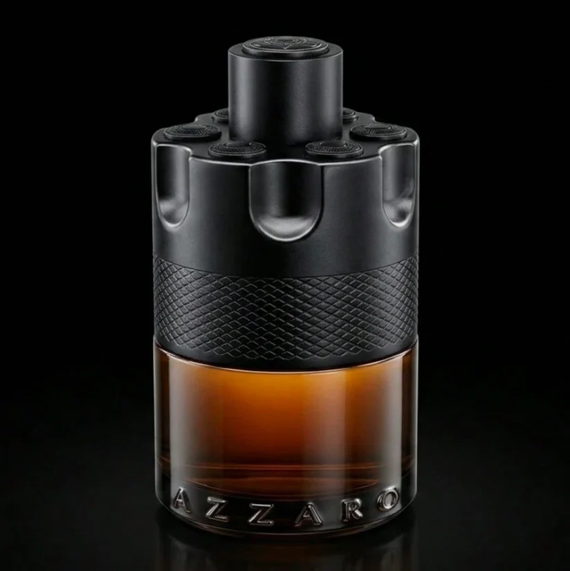 Azzaro The Most Wanted Eau de Parfum Intense, Black-gold Gun Design, Tobacco Amber Woody Fragrance, Maximum Longevity Seductive Scent, Luxury Mens Cologne for Date Night view 3