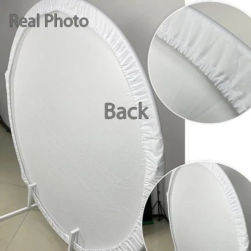 Imagen 2 del producto Fondo redondo con tema de coches de película de Disney para niños, coche de carreras Mcqueen, fondos para fiesta de cumpleaños, cubiertas de Pedestal, utilería para estudio fotográfico