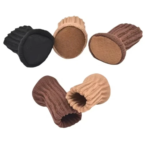 24PCS Furniture Feet Knitted Protectors Chair Legs Floor Anti-Slip Pads Table Legs Socks for Floor Protectors Chair Pads Covers