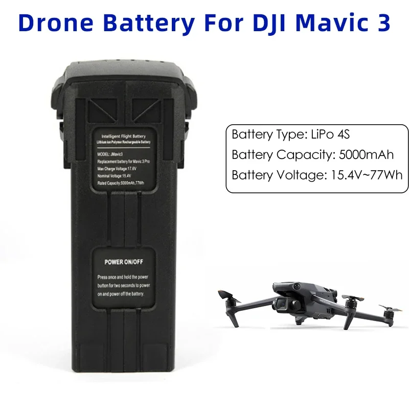 

Mavic 3/Pro/Classic/Cine UAV 15,4 V батарея для дрона 5000mAh для DJI Mavic 3 совместимая интеллектуальная Полетная батарея