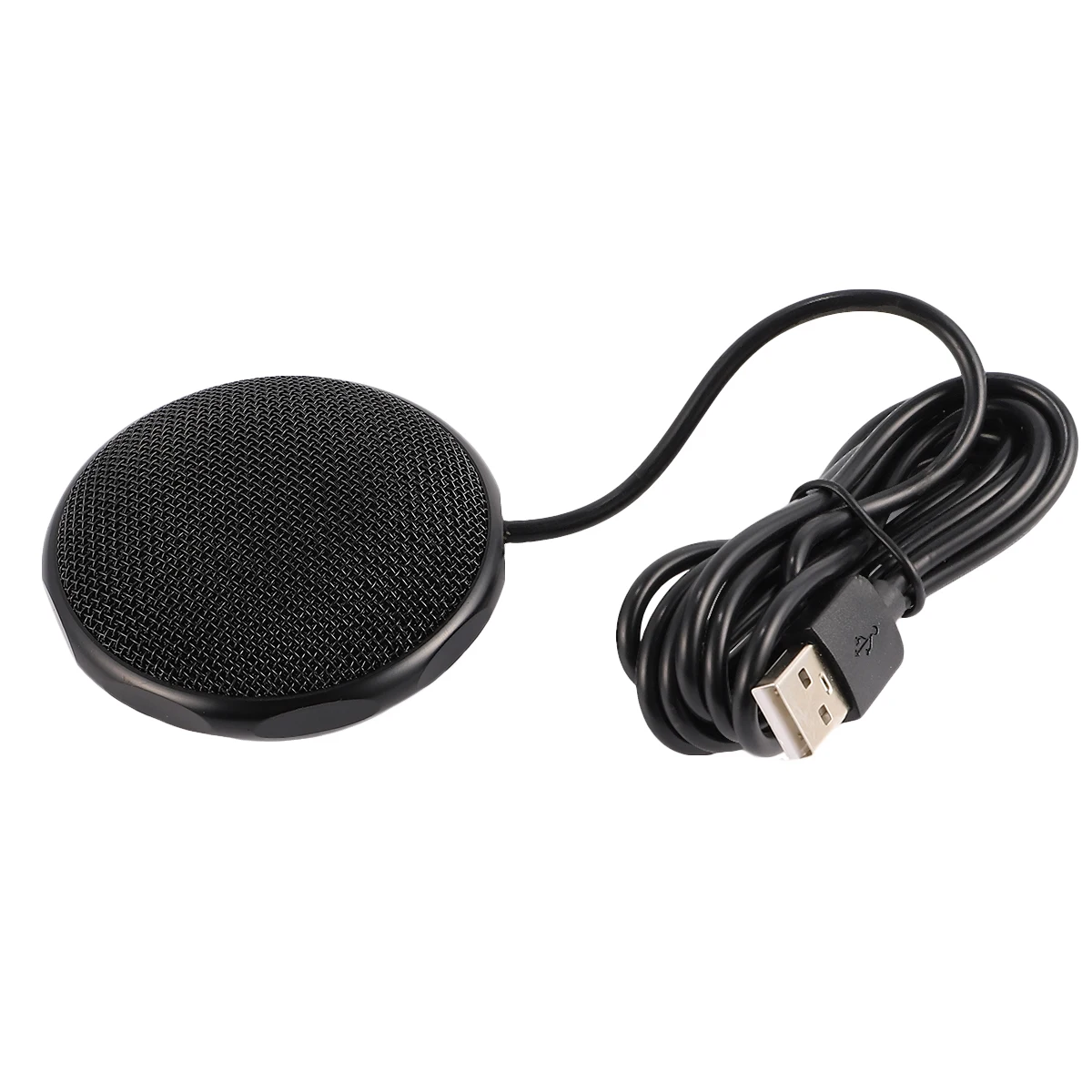 

360 Degree Pickup Microphone Portable Computer Conference USB Condenser Microphones Omnidirectional Sound Card Compatibility