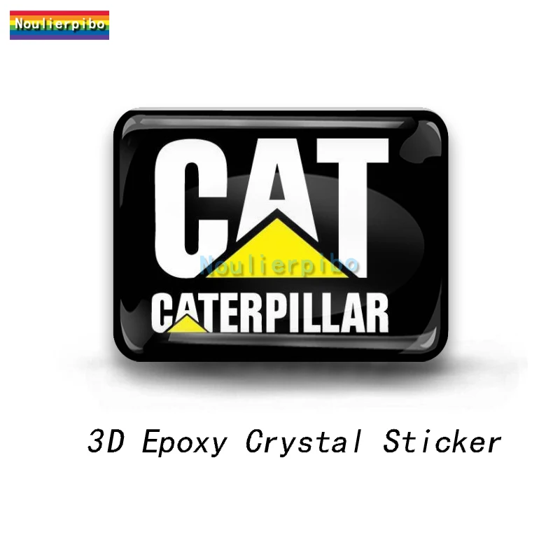 3D Stereo Gel Epoxy Resin CAT Flexible Dome Car Sticker Car Trunk Bumper Window Cell Phone Vinyl Waterproof Reflective Decal