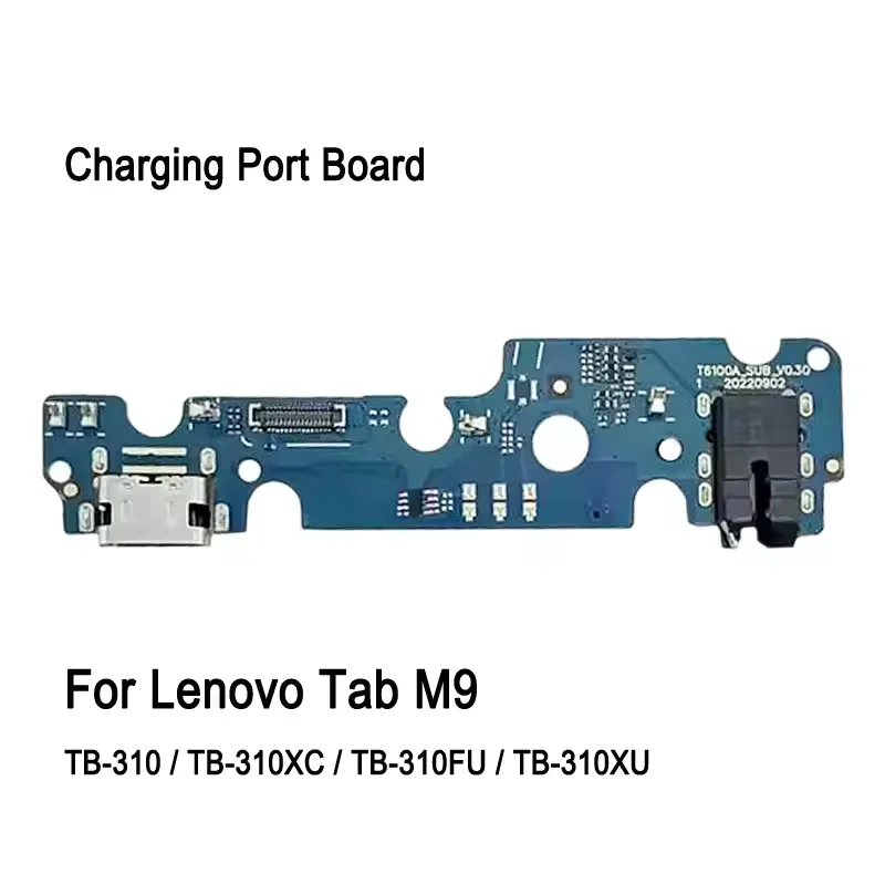 For Lenovo Tab M9 TB-310 TB-310XC TB-310FU TB-310XU, Charging Port Board Repair Replacement Part