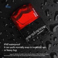 A18E-Bicycle Light Induction Tail Light Bike Warning Lamp Magnetic Power Generate Taillight Self Powered Magnetic Warn Light