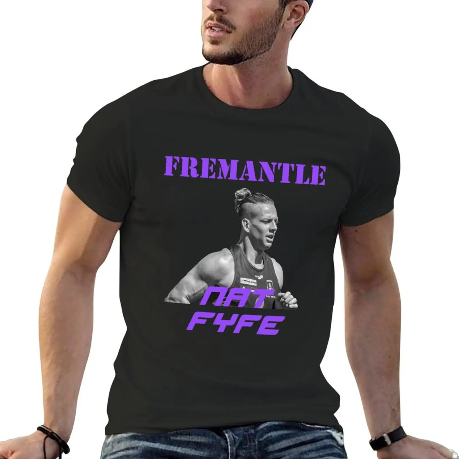 Fremantle Legend Fyfe T-Shirt summer tops baggy shirts mens cotton t shirts