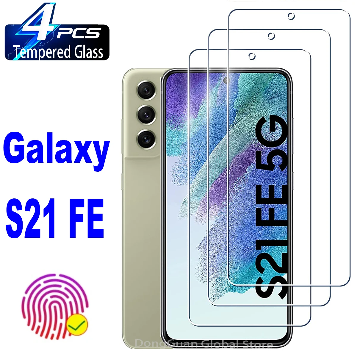 

For Samsung Galaxy S21 FE 5G Tempered Glass Screen Protector Glass Film