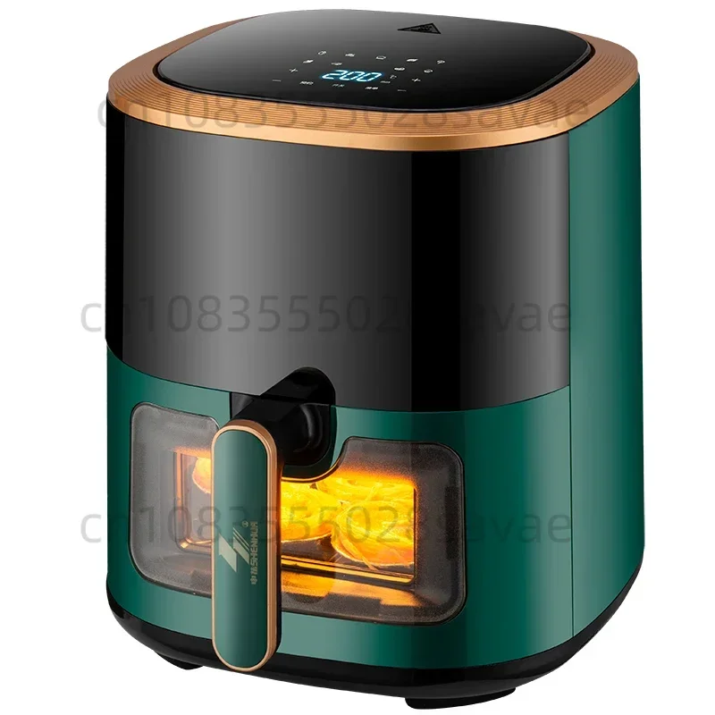 12L household air fryer visual intelligent multi-function electric fryer smokeless electric oven French fries machine air fryer