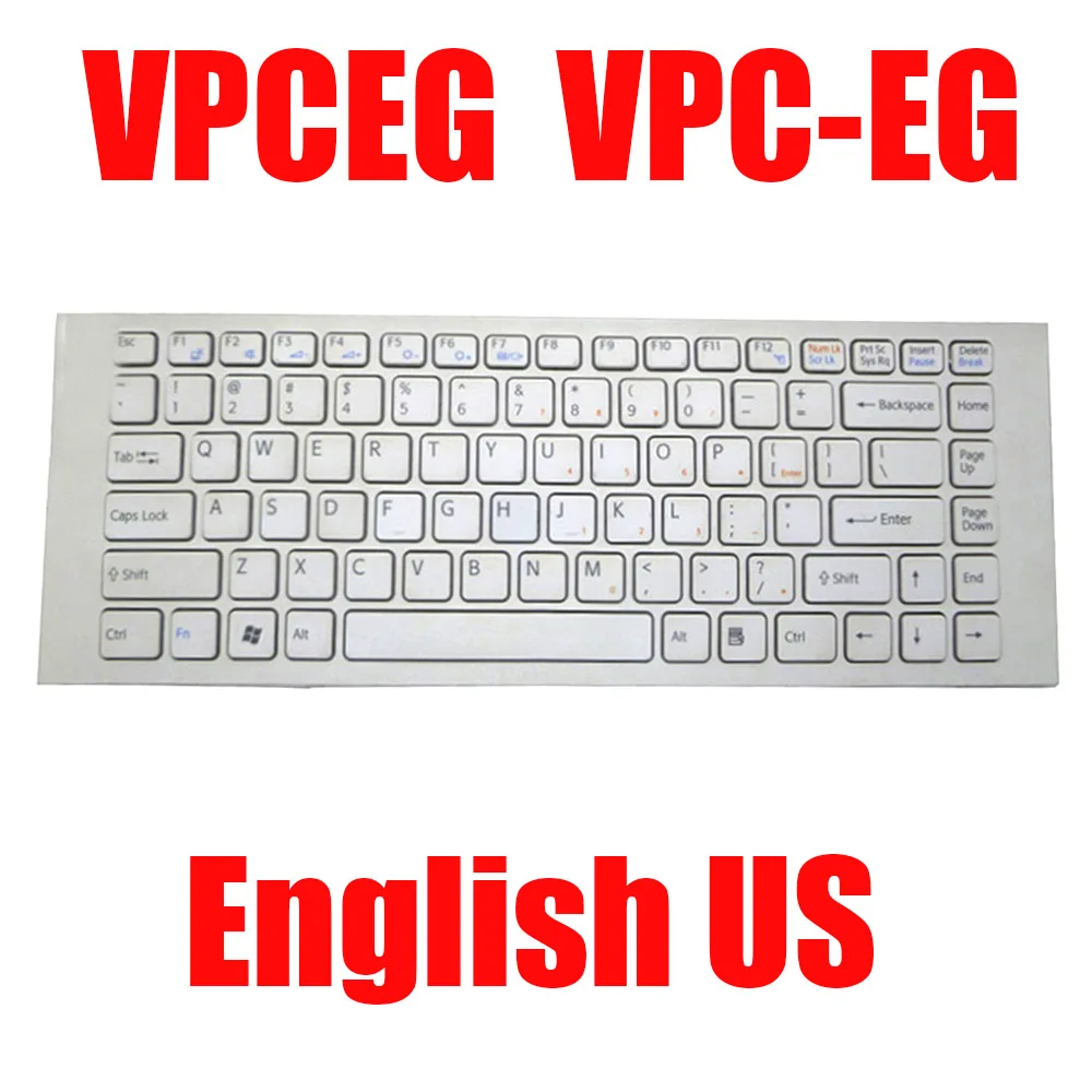 RU US Laptop Keyboard For SONY VPC-EG VPCEG 9Z.N7ASW.001 148969711 9Z.N7ASW.001 148969711 9Z.N7ASW.101 148970211 Russia English