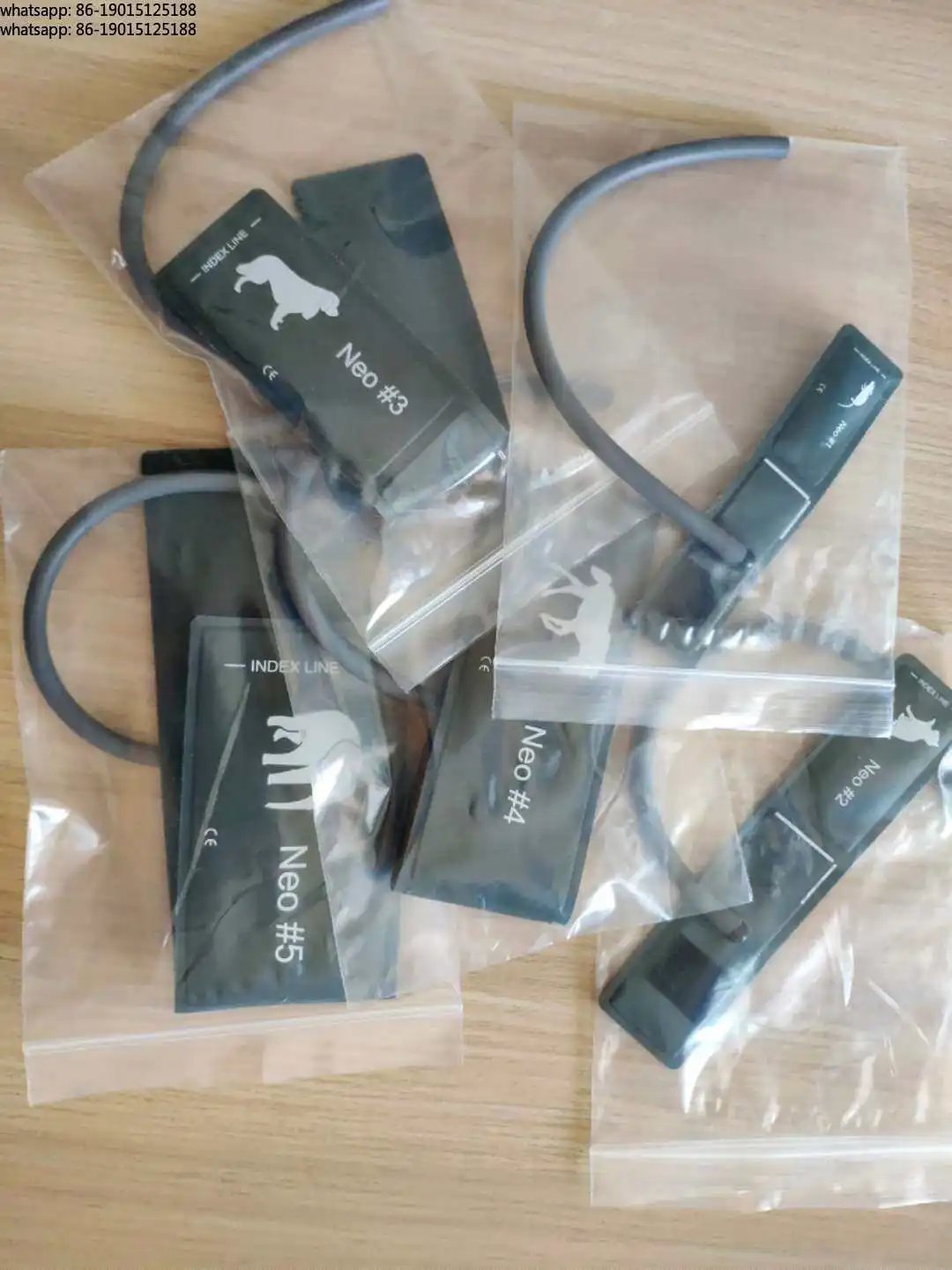 Suitable for veterinary pet sphygmomanometer special sleeve bandage arm strap (full set of 5)