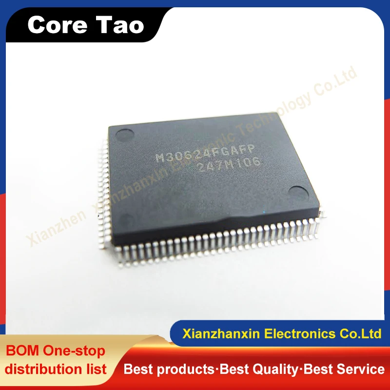 1PCS/LOT  M30624FGAFP M30624 QFP100 Microcontroller chip IC in stock