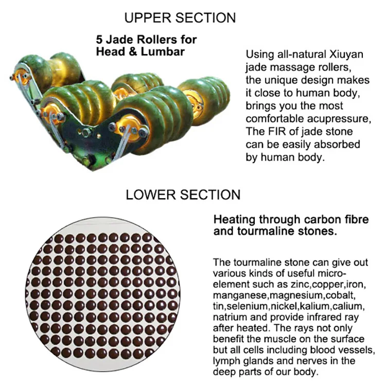 Korea Luxury Electric Therapy Jade Massage Bed Traditional Thermal Table for Full Body Spine Care for Home Hotel Gym Use - view 5