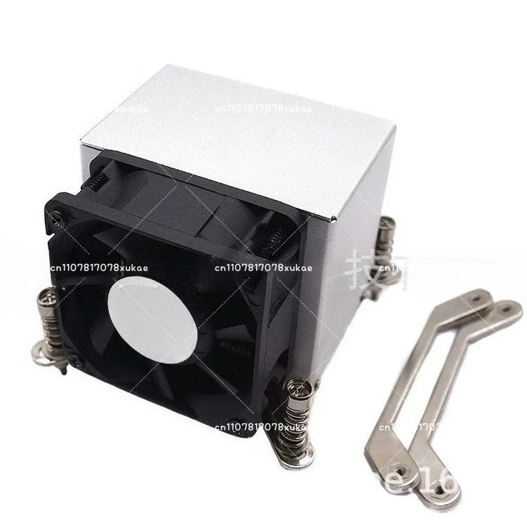 115X Square Base Copper Bottom Aluminum Heat Sink 12V2U Side Blowing CPU Heat Sink
