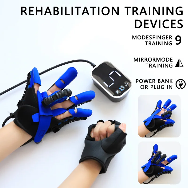 Hand finger rehabilitation training equipment Five-finger hand function exercise Flexion, extension, hemiplegia, stroke Electric