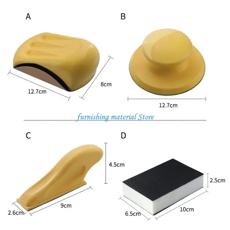 Y5GD sander-block gocciolamento del gancio porta carta vetrata porta carta vetrata strumento lucidatura a mano
