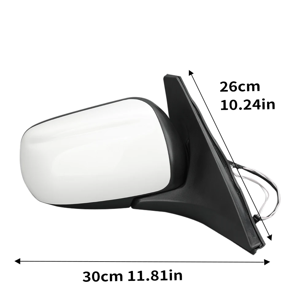 5Pins Rearview Mirror Assembly For Mazda 323 BJ Protege For
