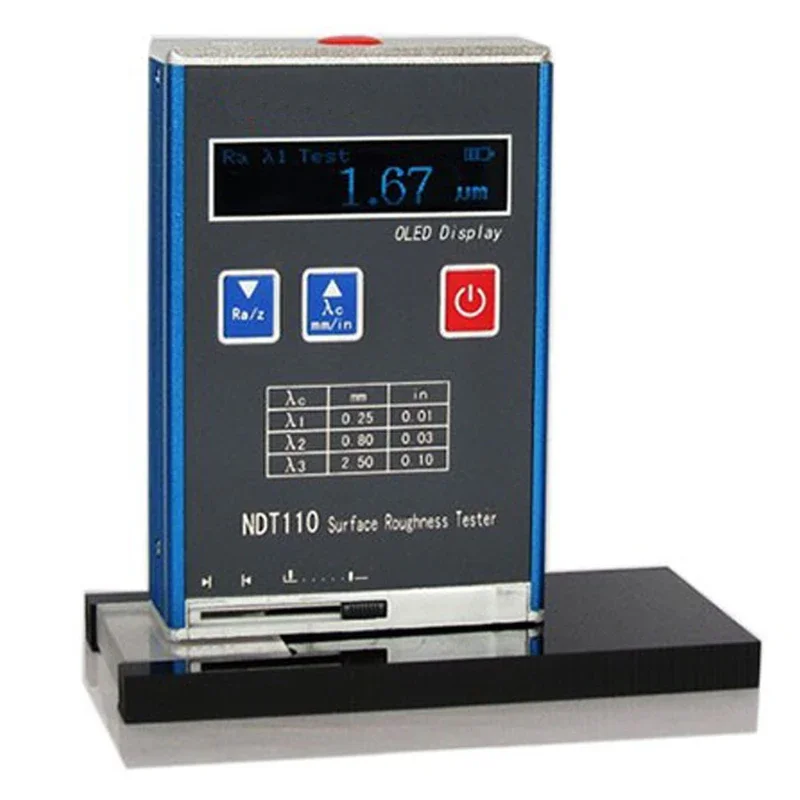 Digital Surface Roughness Tester  The roughness of metal andnon-metallic surface meter Ra: 0.01~15.000um Rz:0.1~50um