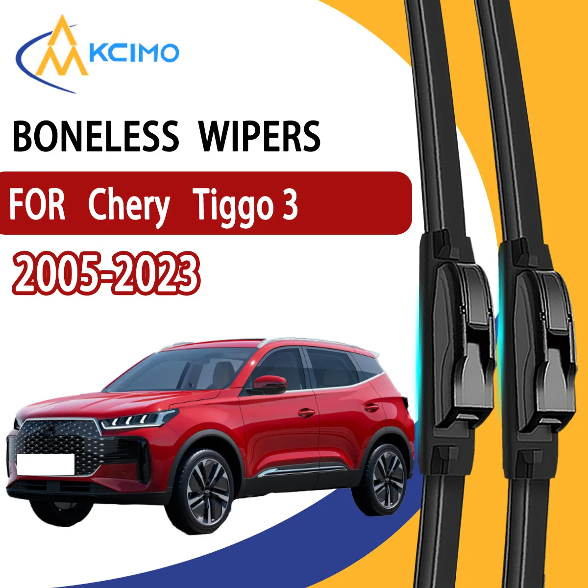 

2Pcs Front Windshield Wiper Blades For Chery Tiggo 3 2005-2023 Windscreen Window Car Accessories