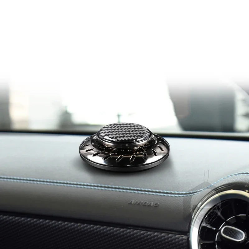 Carbon fiber Car perfume base Fragrance Flying saucer ornaments in the car For All cars