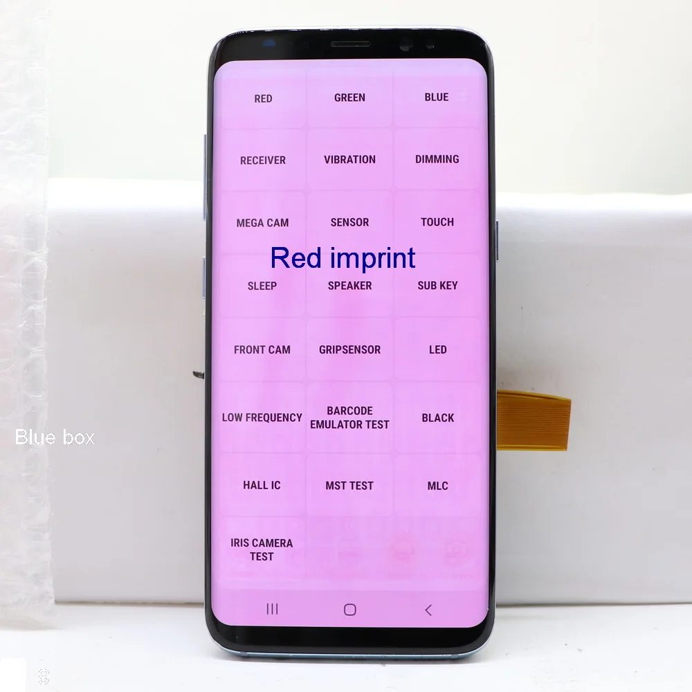 With defects For Samsung Galaxy S8 LCD Screen Display 5.8\