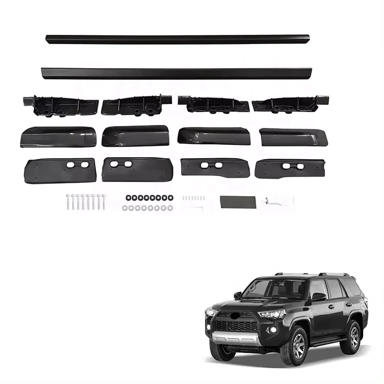 

Spedking 2010-2023 4Runner Accessories Rooftop Luggage Cargo Carrier Side Rail Roof Rack Basket Fit for 4runner