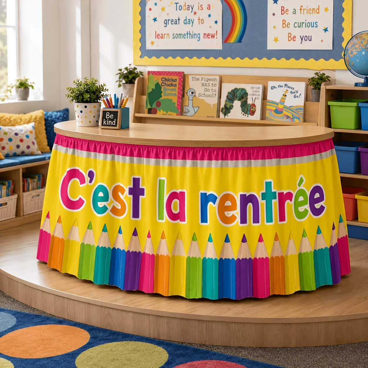Suitable for classroom parties, back-to-school decorations, teacher desks, dessert tables, and welcome activities tables.
