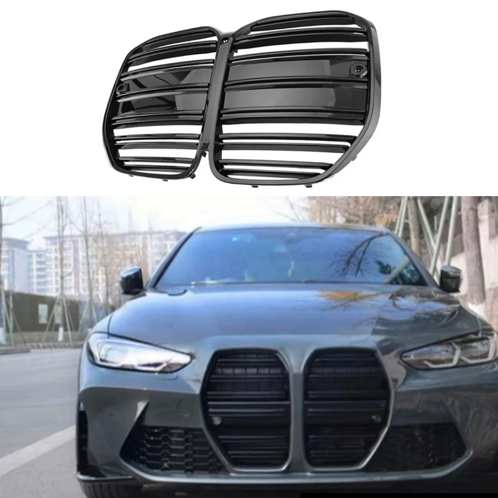 

Glossy Black Racing Front Grille For BMW 4 Series G22 G23 2 Door 2021 2022 2023 2024 Front Grille Grill Car Styling