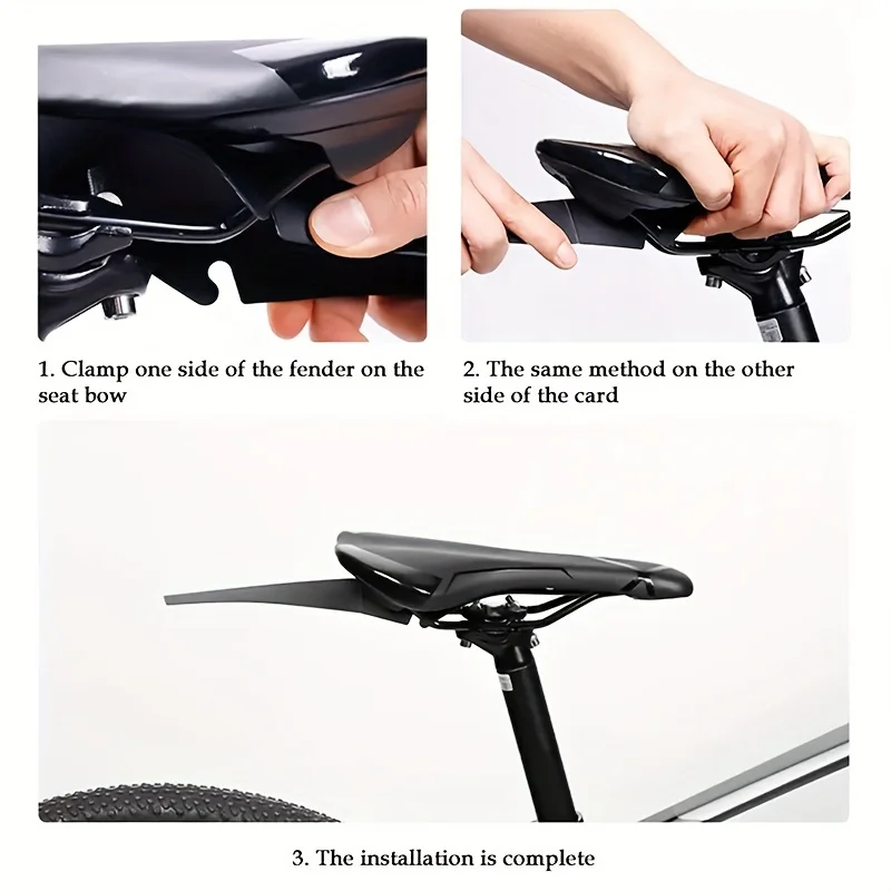 Universal Bicycle Mudguard Rear Fender Road MTB Saddle Mudguard Quick Release Bike Portable Fender Mud Guard Bicycle Accessories