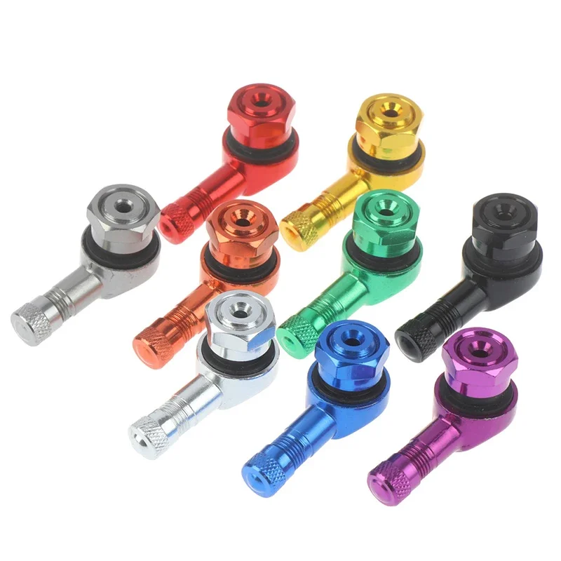 1PCS 90° Valve Motorcycle Rim Leakproof Motorcycle Modification Motorcycle Valve Stems Aluminum Alloy Tire Accessory