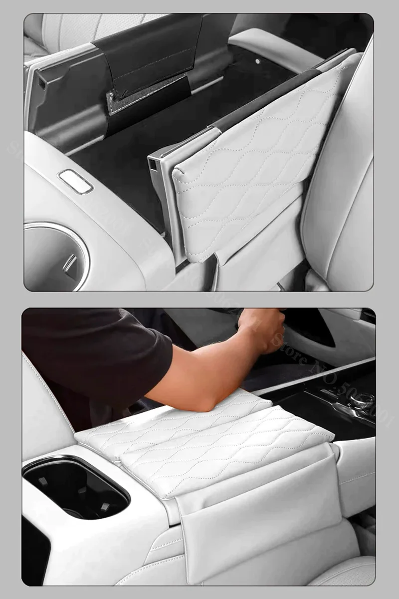 Für Jetour G700 2025 2026 2027 Auto-Armlehnenbox-Kissen Staubdichte Abdeckung Armlehnenbox Anti-Schmutz-Pad Aufbewahrungstasche Auto-Zubehör – Detail 10