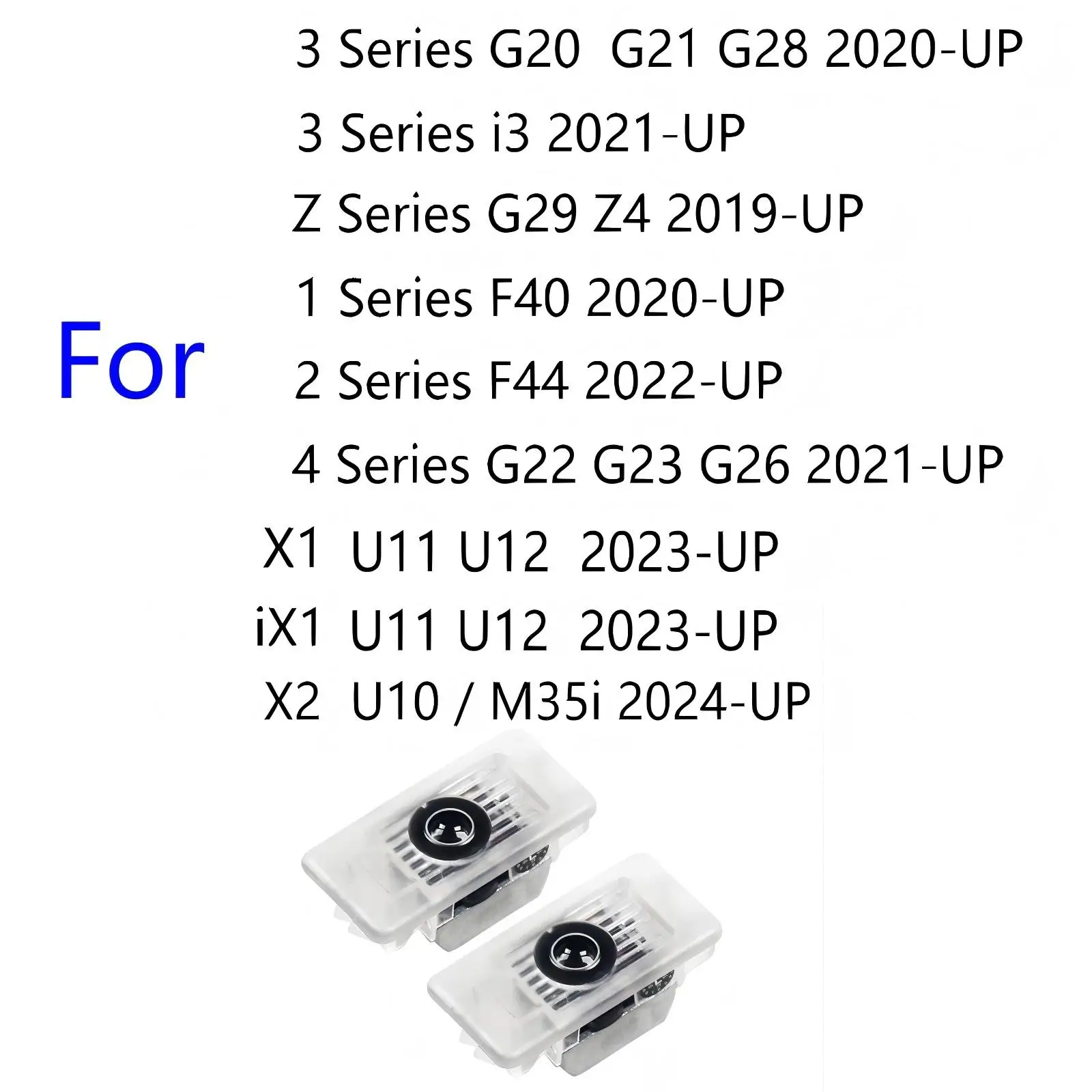 2X Led Car Door Lig…