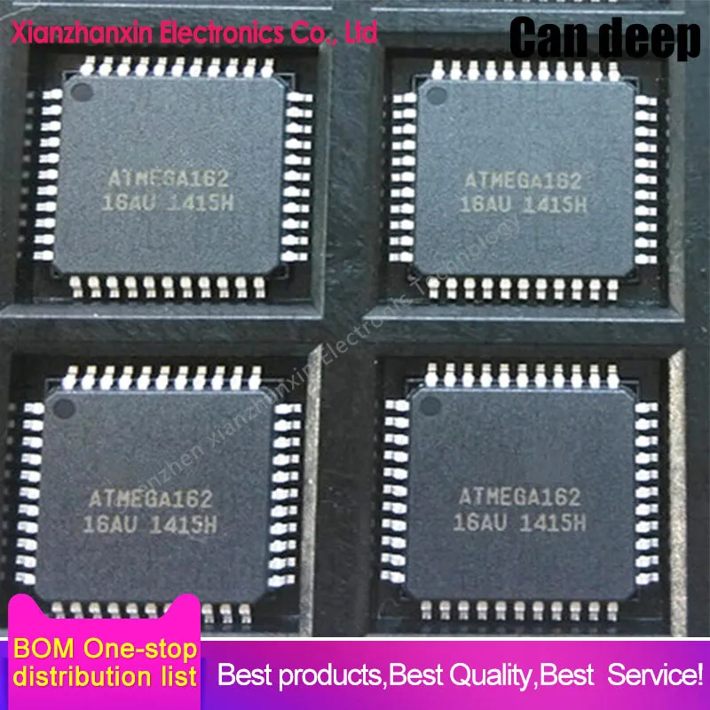 1PCS/LOT ATMEGA162-16AU ATMEGA162 TQFP44 8-bit microcontroller