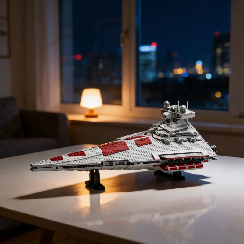 

3120 деталей MOC Victory I Destroyer Star Battle UCS: Коллекционная модель-конструктор для взрослых, премиум-класса, для демонстрации и подарка