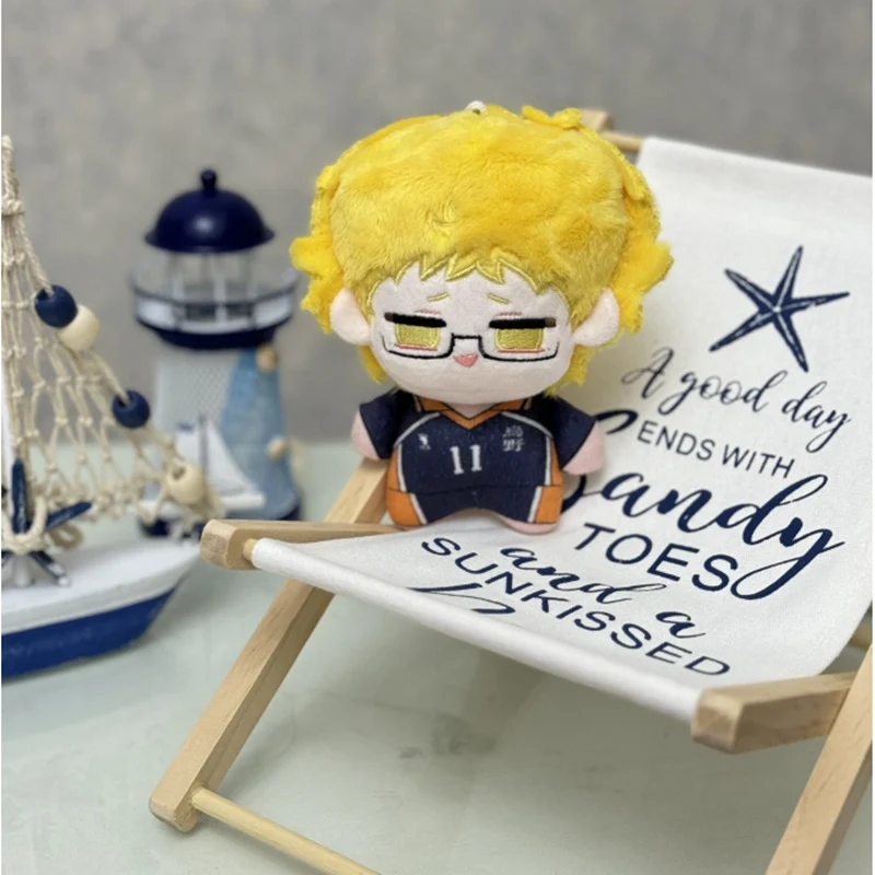 Mooie Haikyuu Katoenen Pop Schattige Shoyo Hinata/Kei Tsukishima/Tobio Kageyama Gevulde Anime Knuffel Tas Hanger Knuffels Geschenken