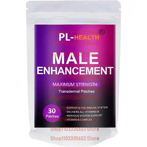 남성 강화 경피성 패치, 확대기, 크고, 길고, 성장, 두꺼움, 30 패치, 1 개월 공급