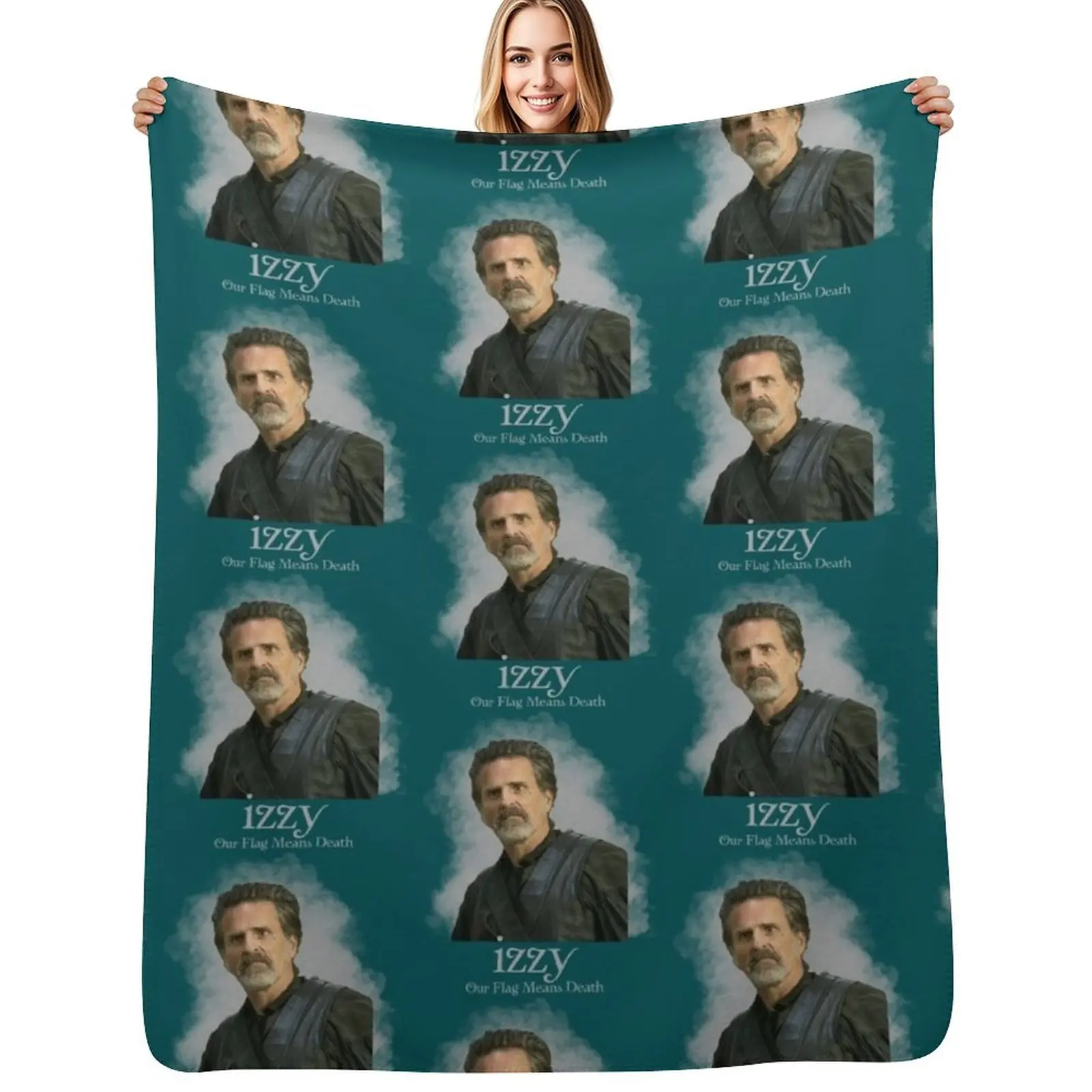 

Team Izzy OFMD Throw Blanket Plaid Flannel Personalized Gift Blankets For Bed Blankets