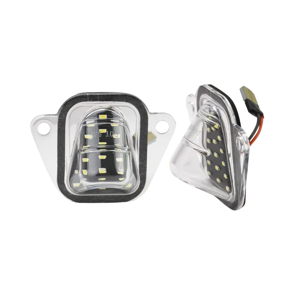 LED License Plate Lights ABS + PC 25778786 Fit for Cadillac Escalade ESV 2007-2014 for Chevrolet Suburban 1500 2007-2014