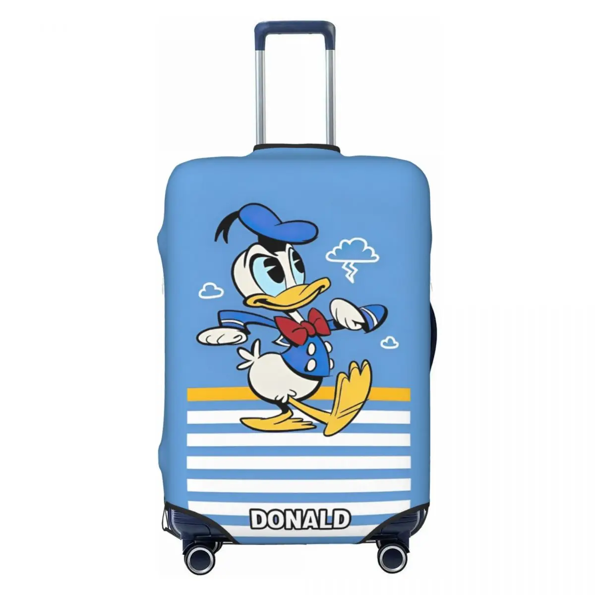 

Donald Duck Anime Cartoon Suitcase Cover Vacation Practical Luggage Supplies Business Protection
