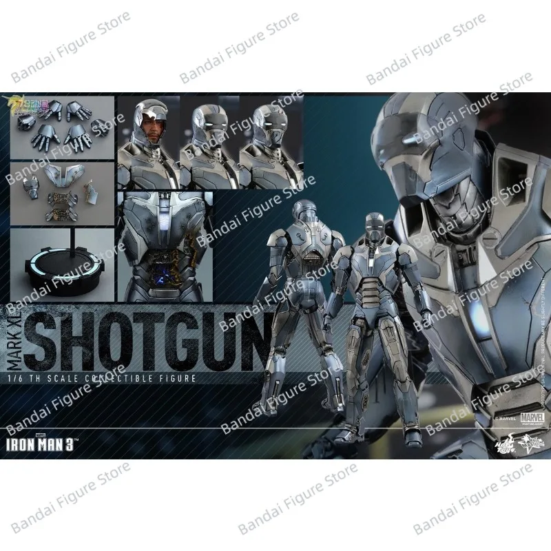 

HOTTOY HT MMS309 1/6 Scale Iron Man3 Movable Action Figure Marvel Super Hero 12" Full Set Action Figure Fans Collectible Gift
