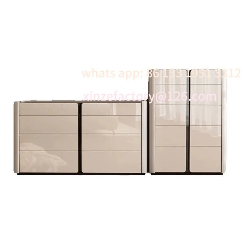 

Customizable Wuliu chest light luxury bedroom jewelry cabinet modern simple locker high-end cloakroom bedside cabinet Italian mi