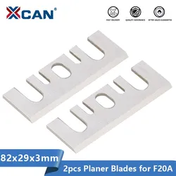 XCAN 2Pcs 82mm Wood Planer Blade Electric Planer Knife Replacement For Makita HITACHI DEWALT Electric Planer Blade