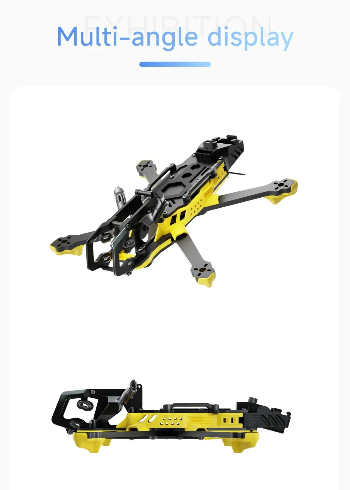 SpeedyBee Master3X Telaio modulare 3 - 3,6 pollici FPV Racing Drone Freestyle Telaio Design leggero di alta qualità per un volo veloce